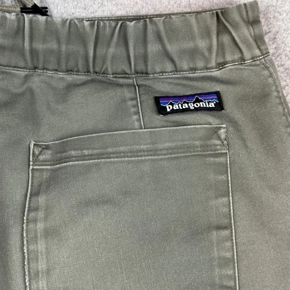 Patagonia Twill Traveler Pants Men's S Industrial Green Stretch Organic Cotton